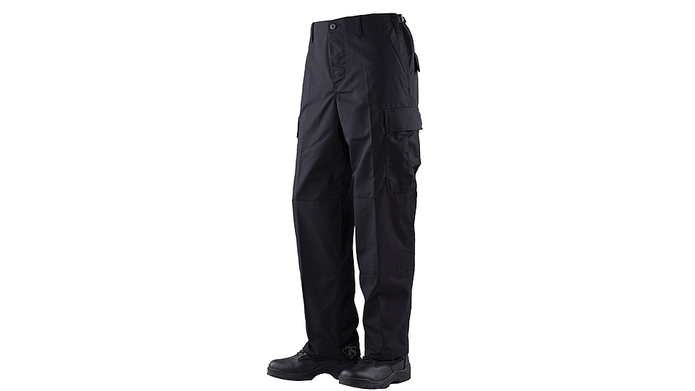 TRU-SPEC BDU 65/36 Poly/Co Rip Pants - Men's, Black, Extra Small, Regular, 1324002