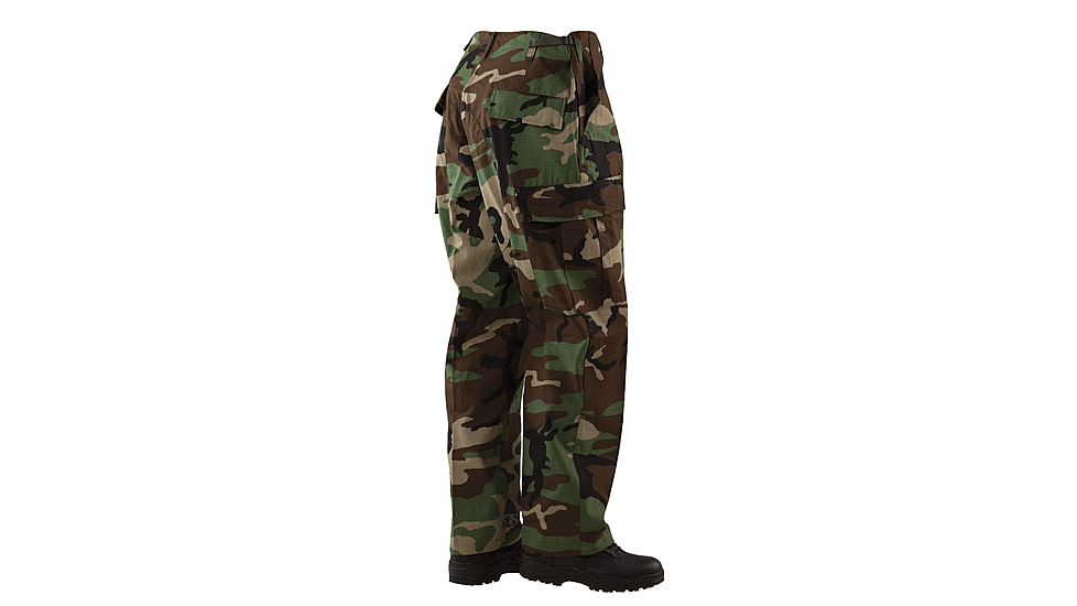TRU-SPEC BDU Pants, Cotton Ripstop - Men's, Woodland Camo, Waist 56-58 in, Regular, 1505010