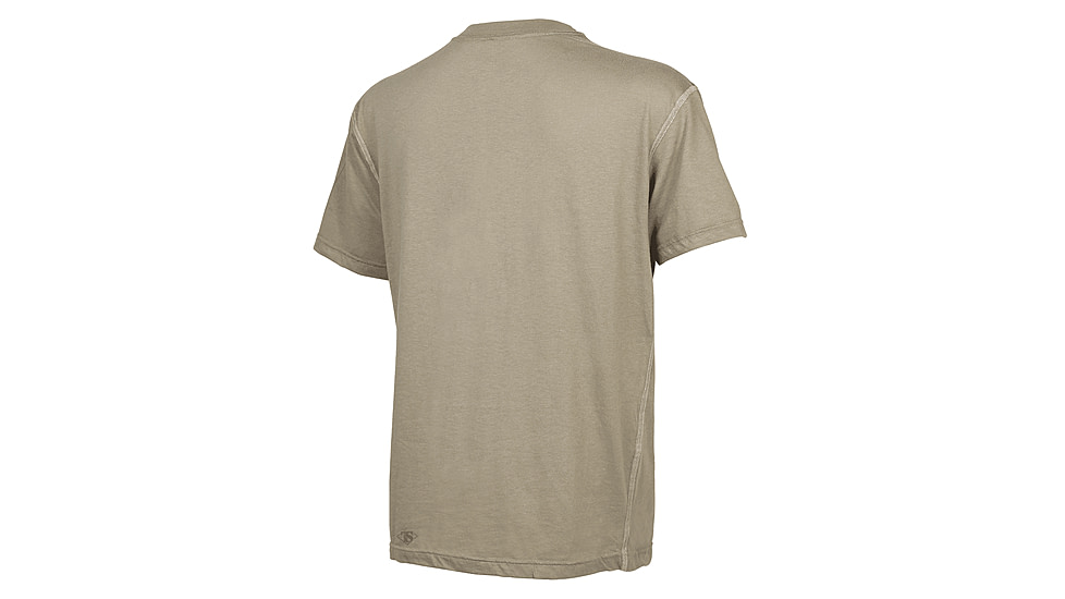 TRU-SPEC Cordura Brand Baselayer Crew Neck Short Sleeve Shirt - Mens, Tan 499, Small, Regular, 2762003