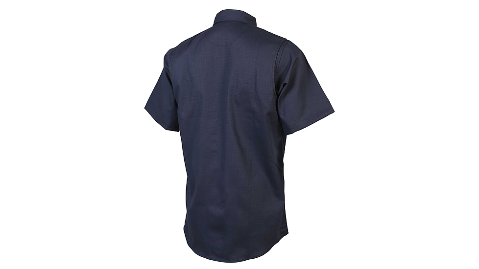 TRU-SPEC Flame Retardant Short Sleeve X-Fire Dress Shirt - Mens, Navy, Extra Small, Regular, 1449002