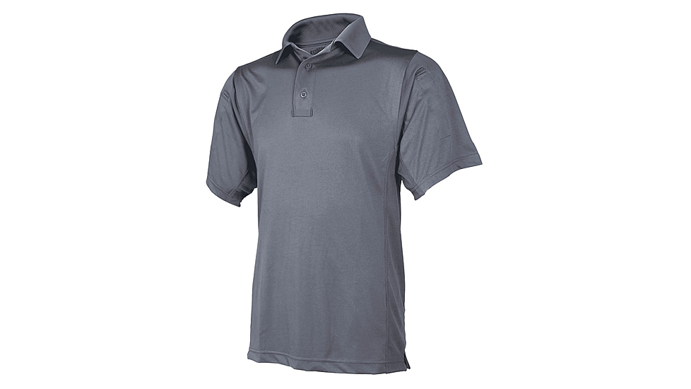 Tru-Spec Men's Short Sleeve Eco Tec Polo, 24-7 Series, Steel Grey, 3XL 4077008