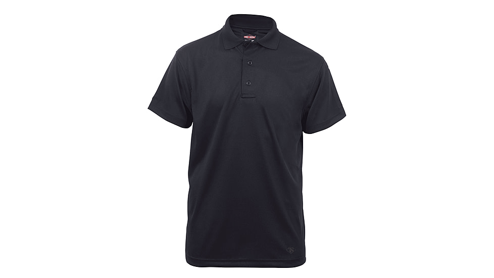Tru-Spec Men's Short Sleeve Performance Polo Shirt, Black, Extra Large 4336006