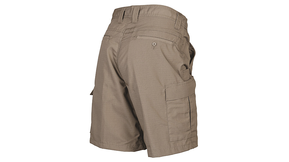 Tru-Spec Men's TRU Simple Tactical Shorts, Polyester/Cotton Rip-Stop w/ Cargo Pockets, Coyote, 28 4279002