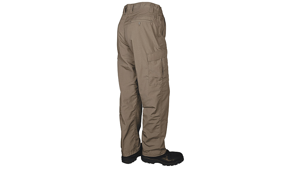Tru-Spec Mens TRU Simply Tactical Pants, Polyester/Cotton Rip-Stop w/ Cargo Pockets, Coyote, 40, 1422028