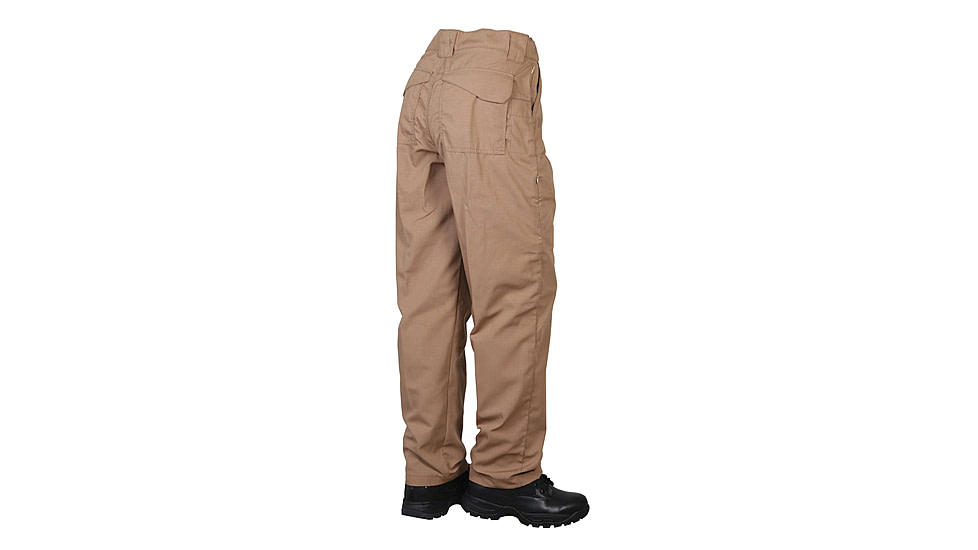 TRU-SPEC Rip-Stop Classic Unhemmed Pants - Mens, Coyote, Waist 36, Unhemmed, 1189086