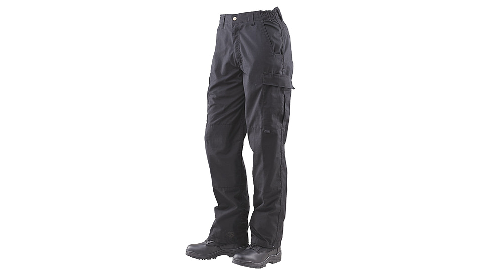 Tru-Spec Simply Tactical Black Poly Cotton Rip Stop with Cargo Pocket, W 28 U 37 1024082