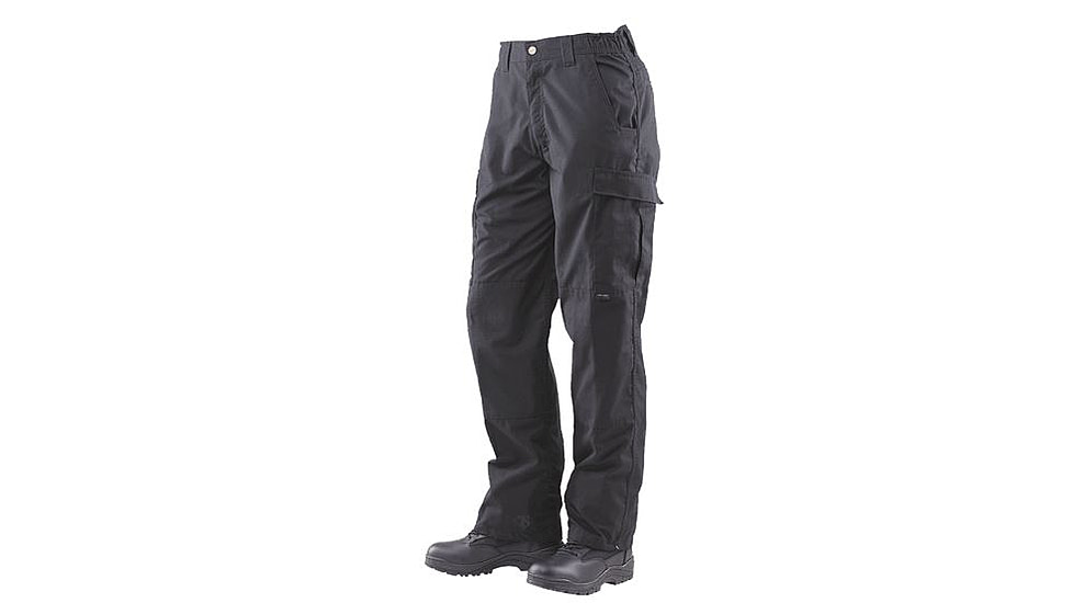 Tru-Spec Simply Tactical Black Poly Cotton Rip Stop with Cargo Pocket, W:28 U:37 1024082
