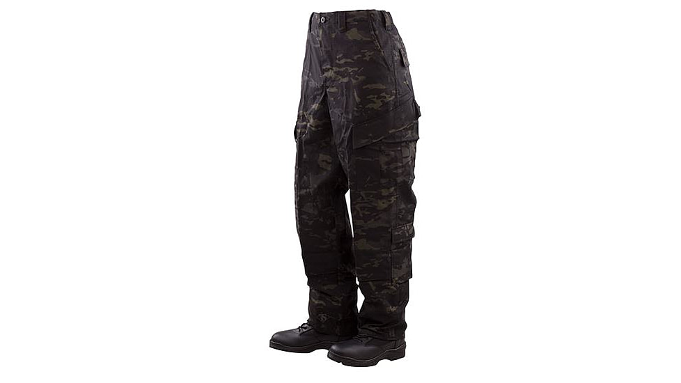 TRU-SPEC TAC T.R.U. Cotton/Nylon Ripstop Trousers - Men's, MultiCam Black, Medium, Regular, 1236004