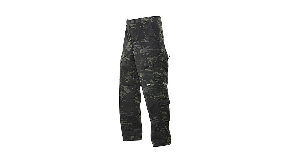 TRU-SPEC TAC T.R.U. Cotton/Nylon Ripstop Trousers - Men's, MultiCam Black, Medium, Regular, 1236004