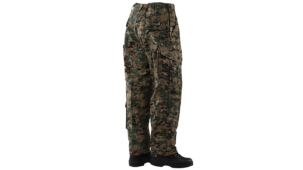 TRU-SPEC Tactical Response Poly/Cotton Ripstop Pants - Men's, Digital Woodland, Extra Small, Regular, 1268002