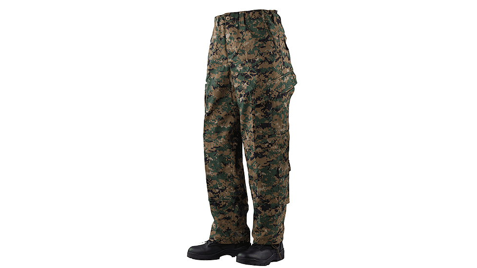 TRU-SPEC Tactical Response Poly/Cotton Ripstop Pants - Men's, Digital Woodland, Extra Small, Regular, 1268002