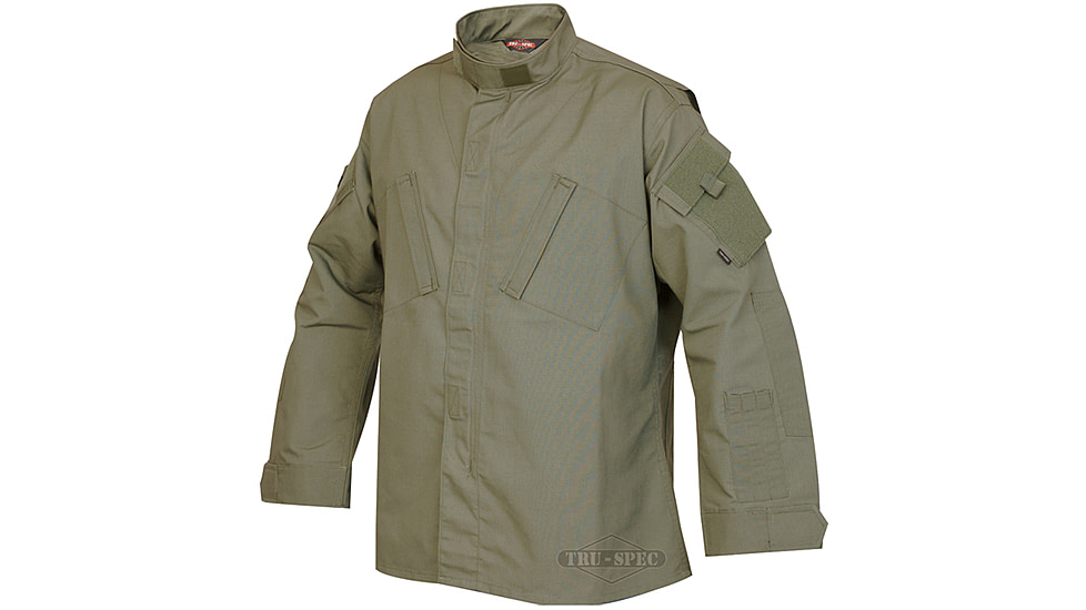 Tru-Spec Tactical Response Shirt OD Green P/C R/S, 2xL Long 1284027