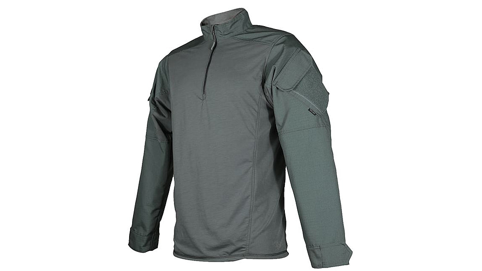 Tru-Spec Urban Force TRU 1/4 Zip Combat Shirt, OD Green, LR 2584005