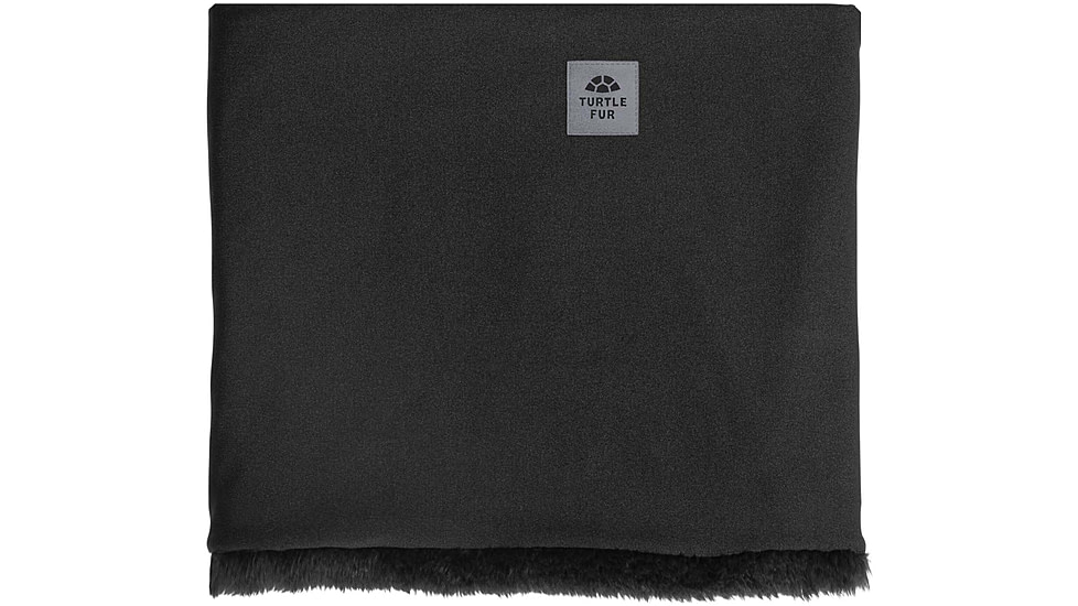 Turtle Fur Comfort Shell Lined Neck Warmer w/Comfort Plush, Black, One Size, 759219-101-REG-ADUOS