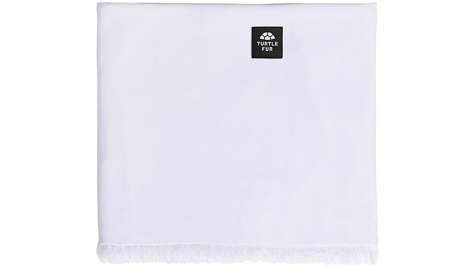 Turtle Fur Comfort Shell Lined Neck Warmer w/Comfort Plush, White, One Size, 759219-102-REG-ADUOS
