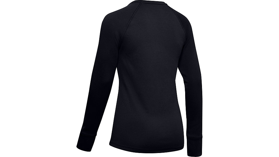 Under Armour ColdGear Base 4.0 Crew - Womens, Black, Extra Small, 1353351001XS