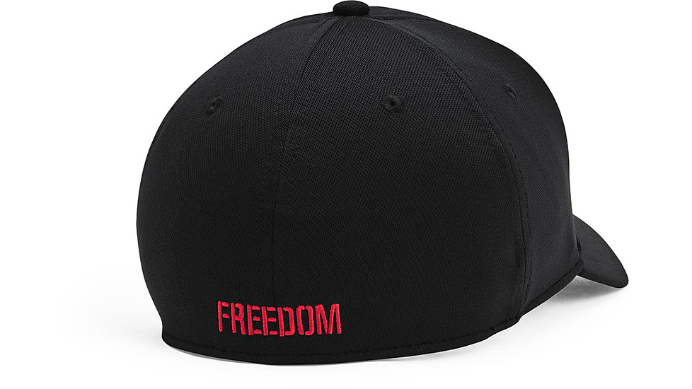 Under Armour Freedom Blitzing Hat - Mens, Black / Black, Medium, 1362236001S-M