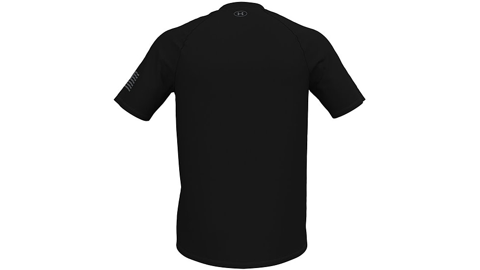 Under Armour Freedom Tech Short Sleeve T-Shirt - Mens, Black / Pitch Gray, Large, 1369468001LG