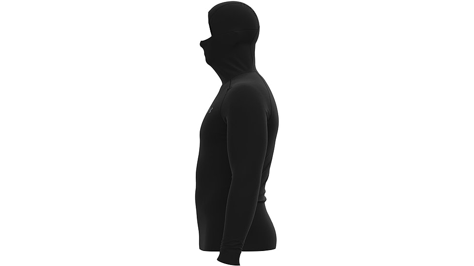 Under Armour Packaged Base 3.0 Hoodie - Mens, Black, 2XL, 13656850012X
