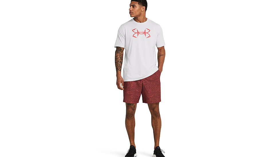 Under Armour Storm Shorebreak 2-in-1 Board Shorts - Mens, Cinna Red, Small, 1370030688SM