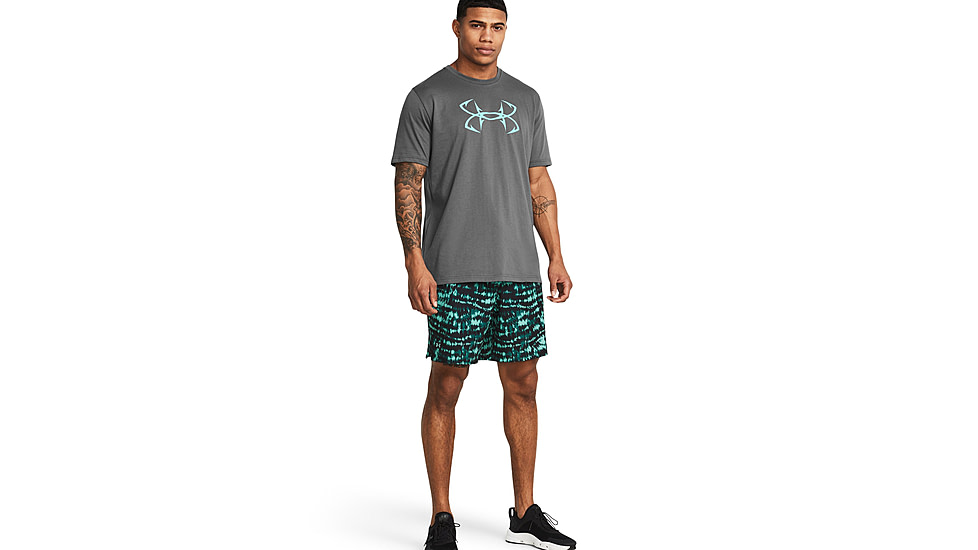 Under Armour Storm Shorebreak 2-in-1 Board Shorts - Mens, Hydro Teal, Extra Large, 1370030449XL