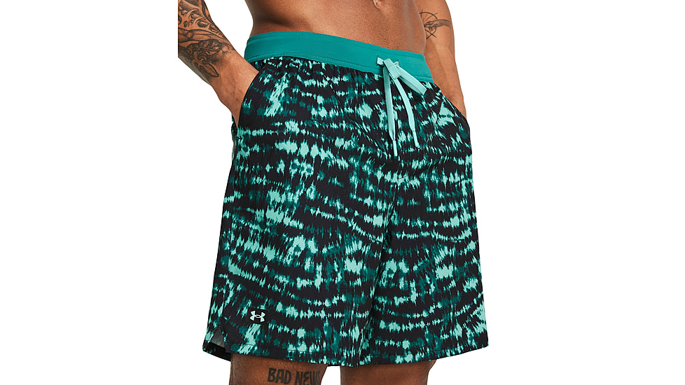Under Armour Storm Shorebreak 2-in-1 Board Shorts - Mens, Hydro Teal, Extra Large, 1370030449XL