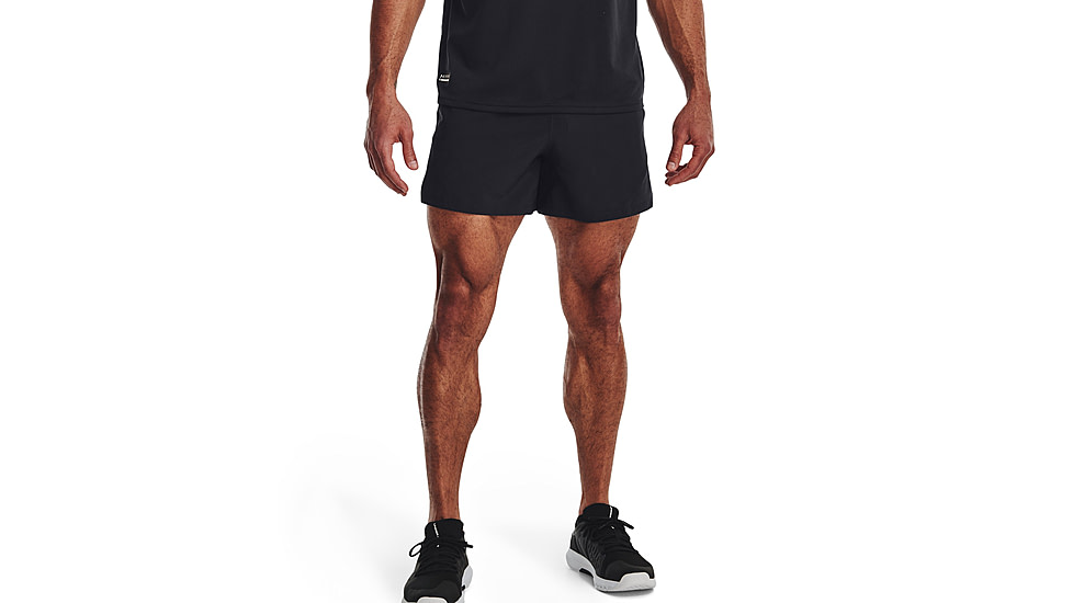 Under Armour Tac Academy Shorts - Mens, 5in, Dark Navy Blue, Large, 1373669465LG