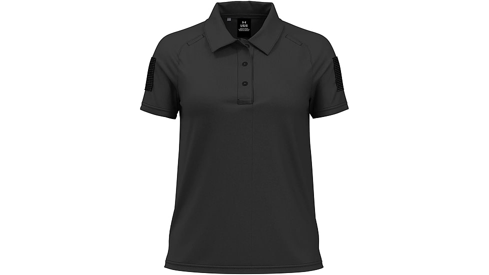 Under Armour Tac Elite Polo - Womens, Black, Small, 1379206001SM