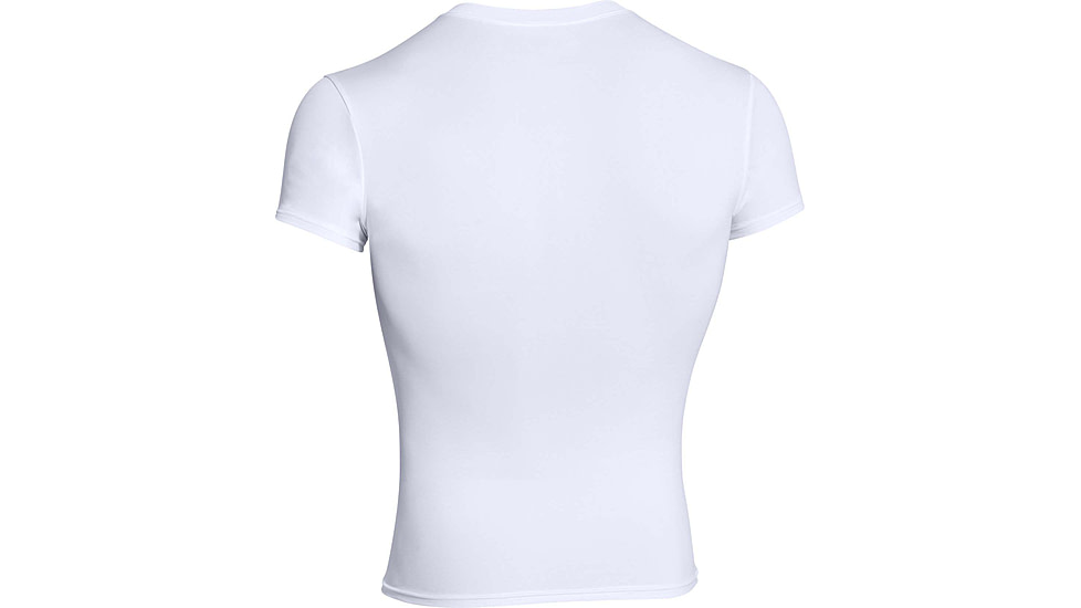 Under Armour Tactical HeatGear Compression V-Neck T-Shirt - Mens, White, 2X-Large, 12160101002X