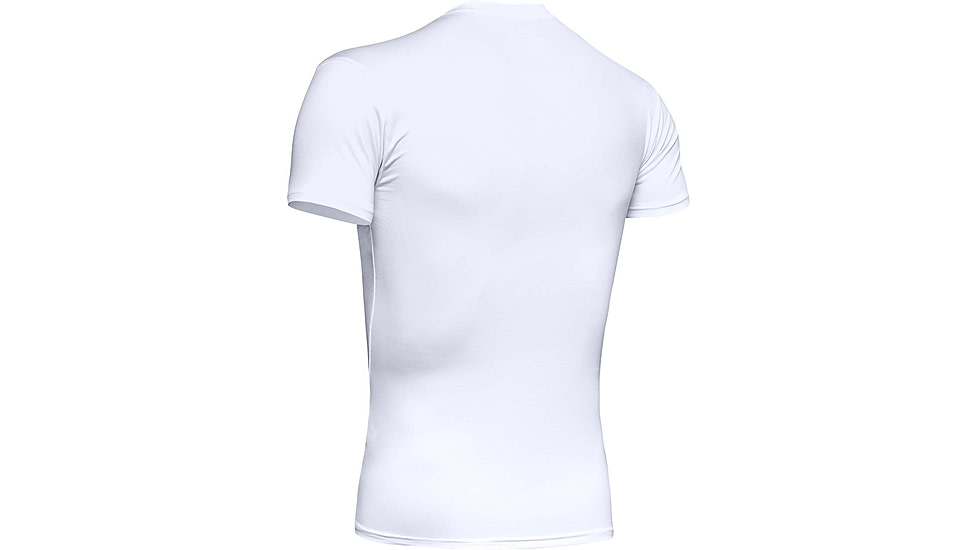 Under Armour Tactical HeatGear Compression V-Neck T-Shirt - Mens, White, 2X-Large, 12160101002X