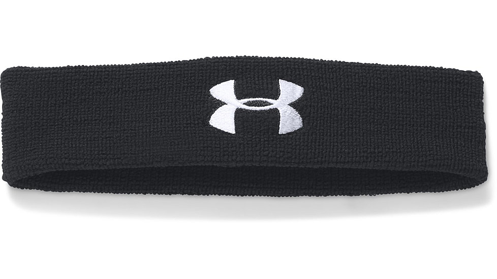 Under Armour UA Performance Headband, Black, One Size Fits All, 1276990001OSFA
