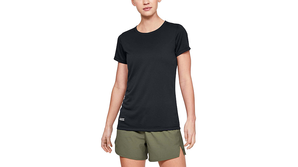 Under Armour UA Tactical Tech T-Shirt - Womens, Black, Large, 1343357001LG