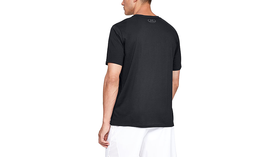 Under Armour UA Team Issue Wordmark Short Sleeve Shirt - Mens, Extra Large, Black, 1329582001XL