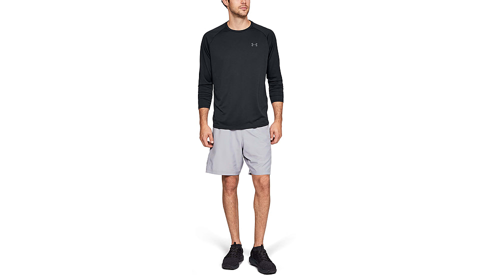 Under Armour UA Tech 2.0 Long Sleeve Shirt - Mens, Black, Large, 1328496001LG
