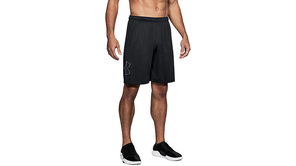 Under Armour UA Tech Graphic Shorts - Mens, Extra Large, Black, 1306443001XL