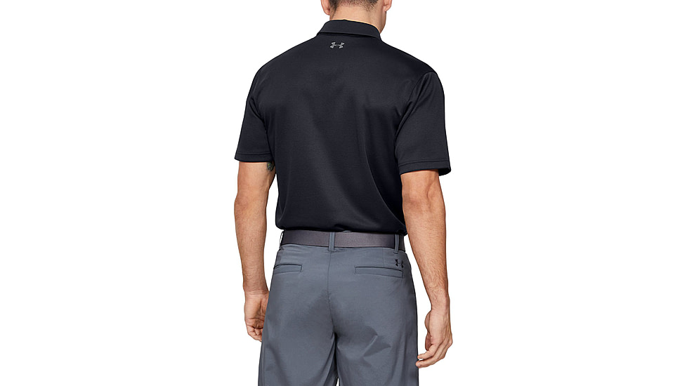 Under Armour UA Tech Polo - Mens, Black, Medium, 1290140001MD