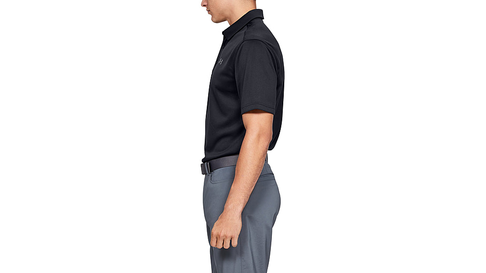 Under Armour UA Tech Polo - Mens, Black, Medium, 1290140001MD