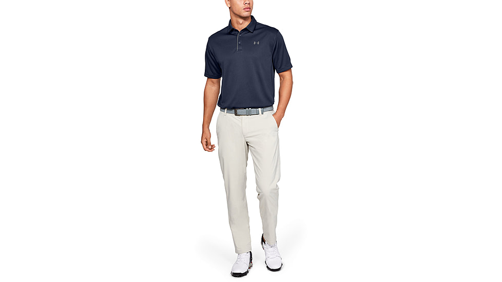 Under Armour UA Tech Polo - Mens, Midnight Navy, Medium, 1290140410MD
