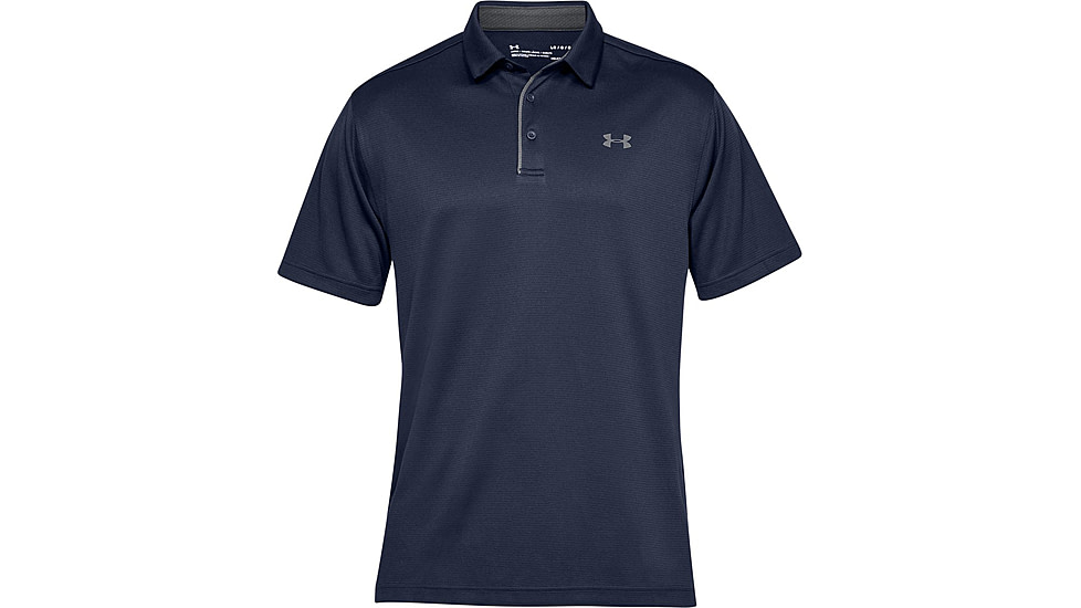 Under Armour UA Tech Polo - Mens, Midnight Navy, Medium, 1290140410MD