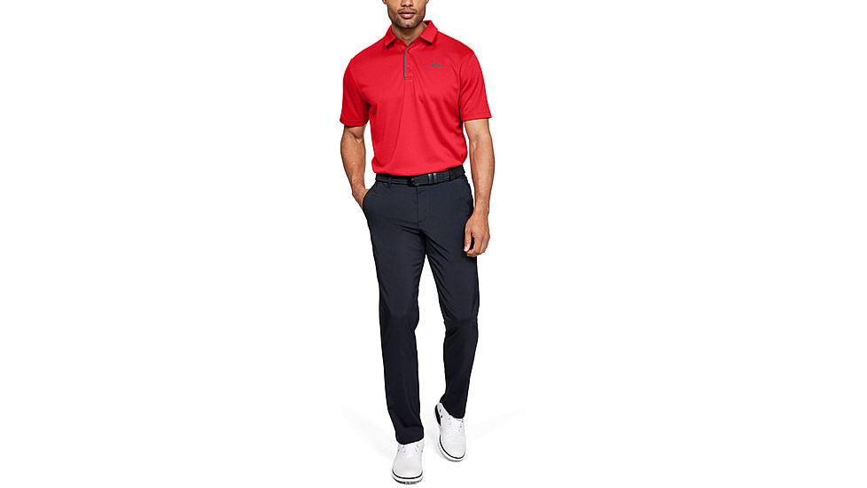 Under Armour UA Tech Polo - Mens, Red, 3X-Large, 12901406003X