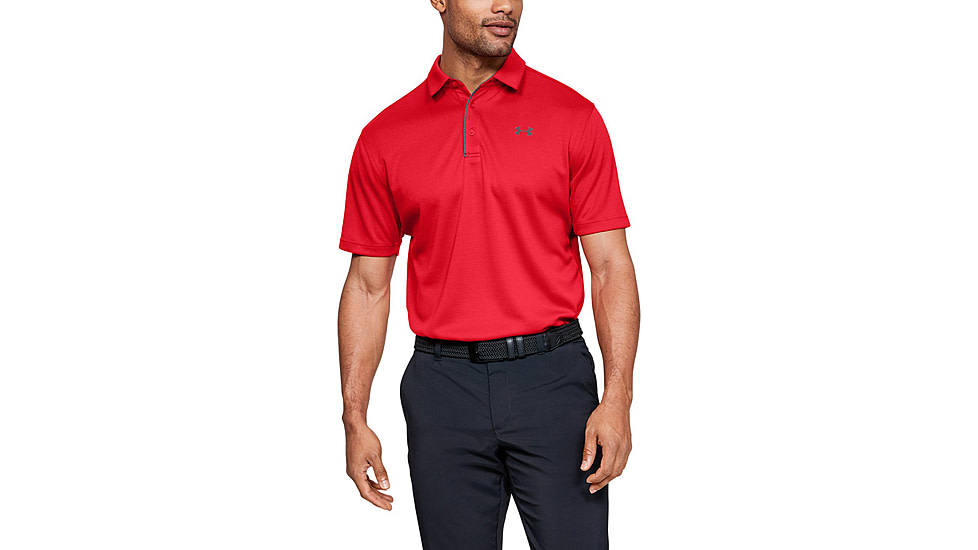 Under Armour UA Tech Polo - Mens, Red, 3X-Large, 12901406003X