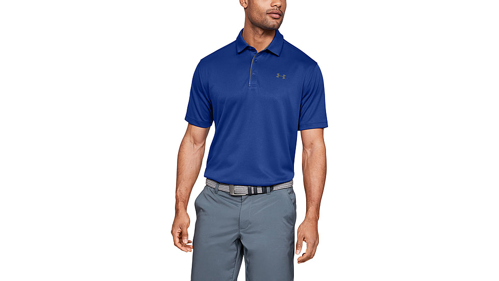 Under Armour UA Tech Polo - Mens, Royal, Medium, 1290140400MD