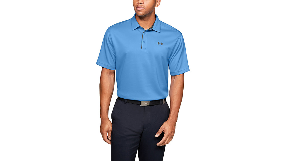 Under Armour UA Tech Polo - Mens, Carolina Blue, Small, 1290140475SM