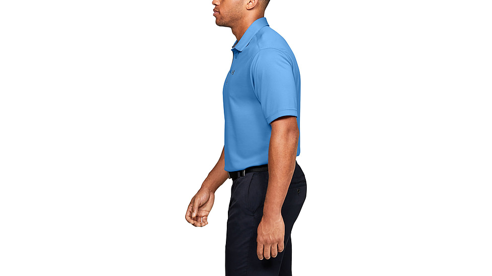 Under Armour UA Tech Polo - Mens, Carolina Blue, Small, 1290140475SM