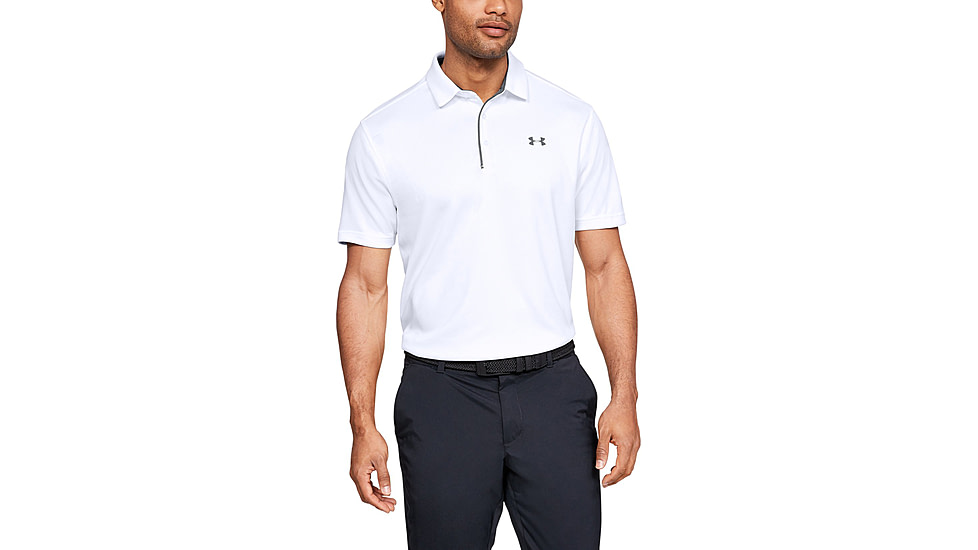 Under Armour UA Tech Polo - Mens, White, 3X-Large, 12901401003X