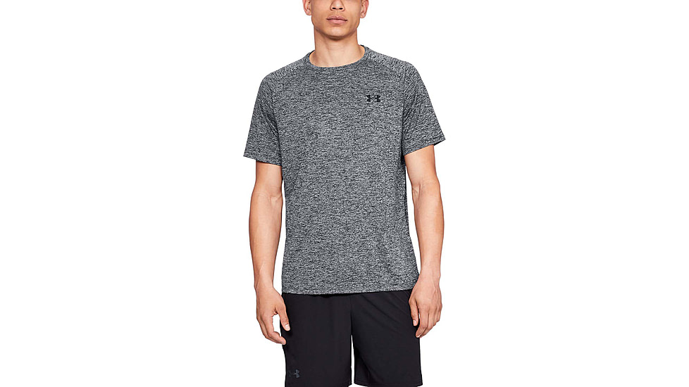 Under Armour UA Tech Short Sleeve Tee 2.0 - Mens, Black/White, 2X-Large, 13264130022X