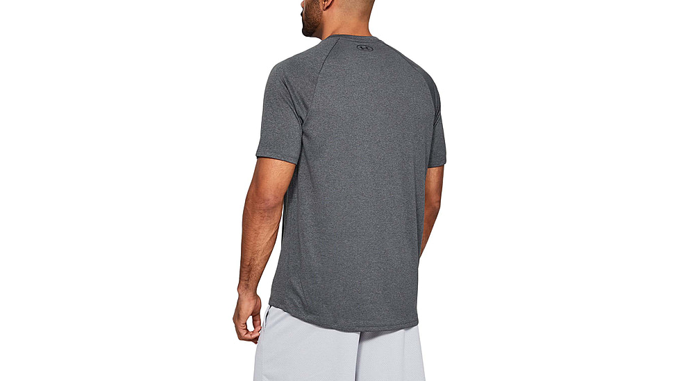Under Armour UA Tech Short Sleeve Tee 2.0 - Mens, Carbon Heather, X-Large, 1326413090XL