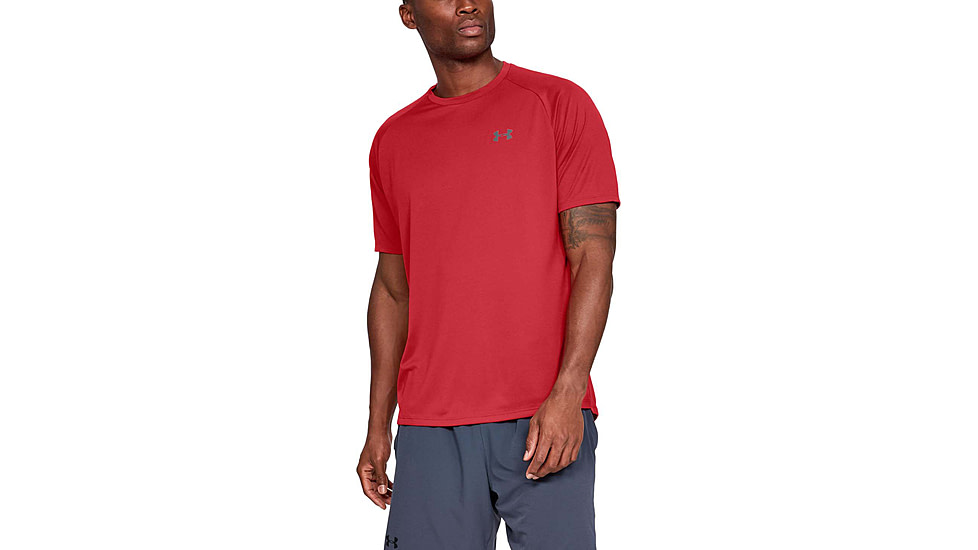 Under Armour UA Tech Short Sleeve Tee 2.0 - Mens, Red, Large, 1326413600LG