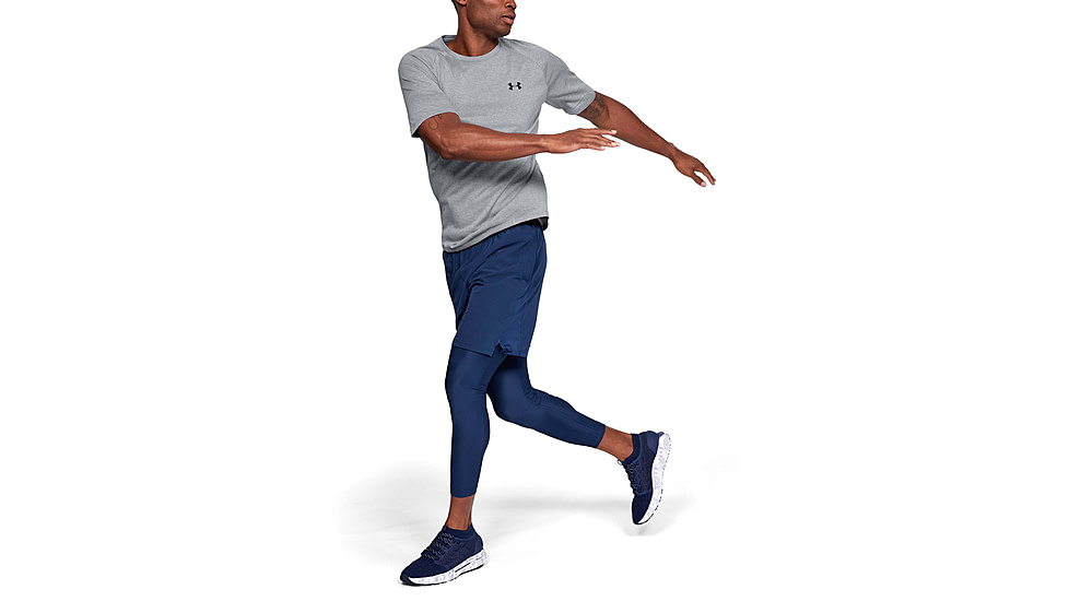 Under Armour UA Tech Short Sleeve Tee 2.0 - Mens, Steel Light Heather, 2X-Large, 13264130362X