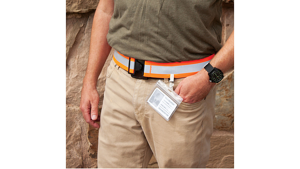 United States Tactical Reflective Elastic Belt, Orange, UST-BLT00906